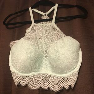 NWOT L Pink by VS, mint colored bra-let